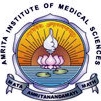 Logo of "Amrita Institute of Medical Sciences". Cochin, Kerala, India