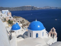 View of Santorini, Greece