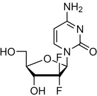 Chemical structure of gemcitabine